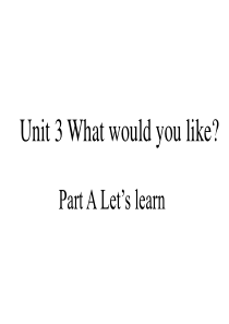 新人教版五年级上册unit3-what-would-you-like