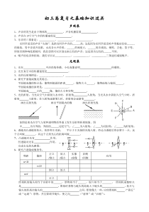 初三总复习之基础知识过关