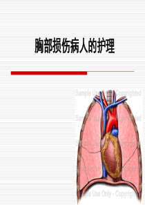 胸部损伤病人的护理