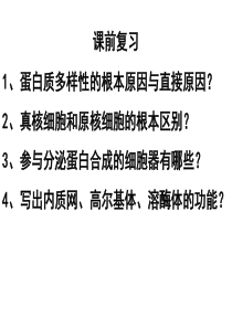 人教版高中生物必修一第三章第三节细胞核