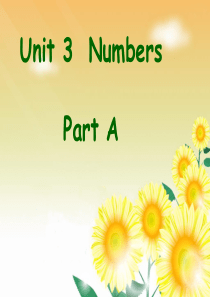 闽教版小学英语三年级上册Unit-3-Numbers