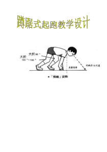 蹲踞式起跑教案