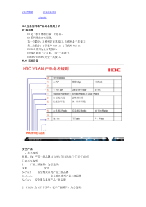 H3C网络产品命名规则讲解