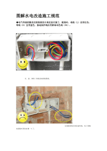 图解水电改造施工规范