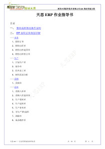 天思ERP作业指导书