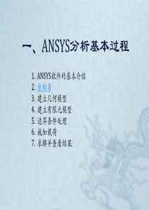 船舶与海洋工程ANSYS有限元分析——ANSYS分析的基本过程