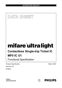 Mifare-ultralight-IC卡说明