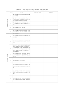 陕西省工程质量安全手册实施细则(质量部分)