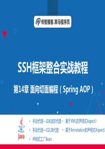 第14章-面向切面编程(Spring-AOP)-教学PPT