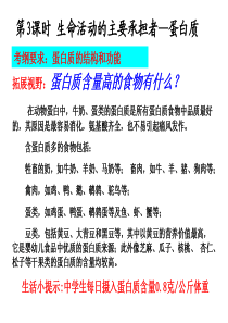 人教版教学课件生命活动的承担者—蛋白质的一轮复习课件