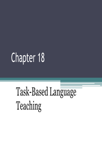 任务型教学法-Task-based-language-teaching