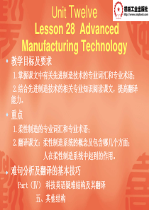 lesson28--Advanced-Manufacturing-Technology