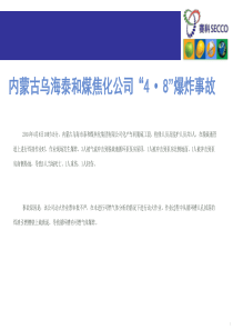 内蒙古乌海泰和煤焦化公司4--8爆炸事故AA