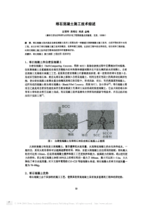 堆石混凝土施工技术综述