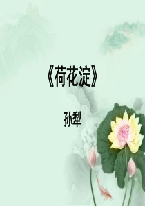 《荷花淀》优秀课件