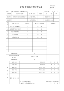 通风排烟系统分项及检验批