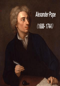 英国文学选读-Alexander-Pope