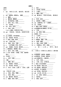 新课标人教版高中英语选修6单词(默写用)