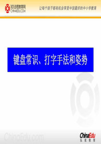 初中信息技术《键盘常识、打字手法和姿势》ppt课件