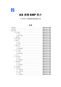 广州市XX电脑系统有限公司ERP简介(DOC 9)