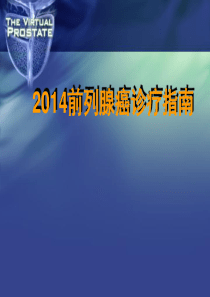 2014版前列腺癌诊疗指南PPT