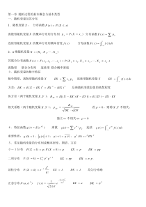 随机过程知识点汇总