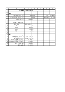 有数量折扣的EOQ模型