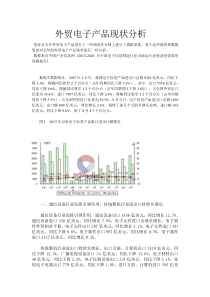 外贸电子产品现状分析