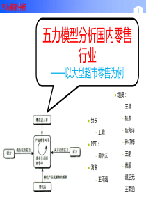 《五力模型分析》--国内零售行业