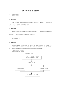 安全管理体系与措施