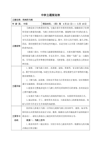 主题计划：《热闹的马路》