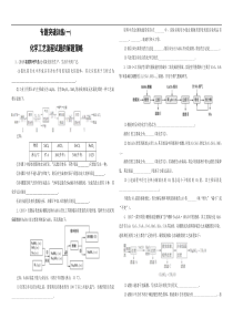 化学工艺流程题-专题突破训练