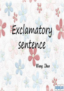 Exclamatory-sentence