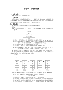 实验一---处理器调度(设计一个按时间片轮转法实现处理器调度的程序)