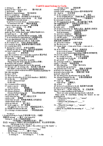 Unit8It-must-belong-to-Carla.课文知识点最新详解