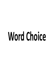 Word-Choice-II