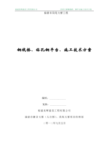 岗尾大桥钢栈桥、钻孔平台施工技术方案