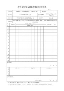 2017-脚手架模板支撑扣件扭力矩检查表