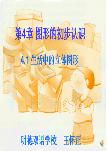 4.1.生活中的立体图形课件-华东师大版