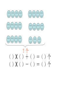 人教版小学二年级数学上册看图列式练习