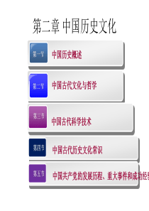 全国导游基础知识-第二章-中国历史文化
