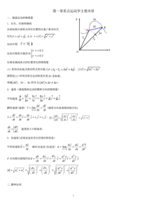 大学物理知识点总结