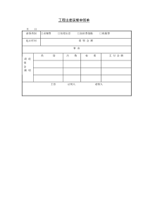 工程出差误餐申领单