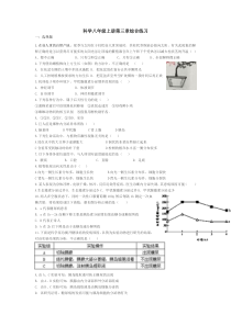 科学八年级上册第三章综合练习