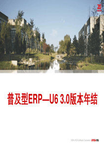 普及型ERP_U630年结