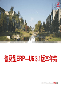 普及型ERP_U631年结