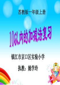 苏教版数学一年级上册10以内的加减法复习