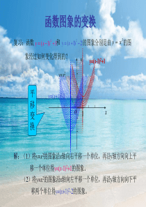 函数图象的变换课件