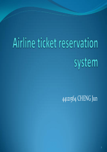 Airline-ticket-reservation-system