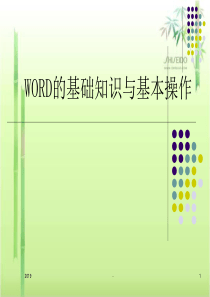 WORD培训课件ppt课件